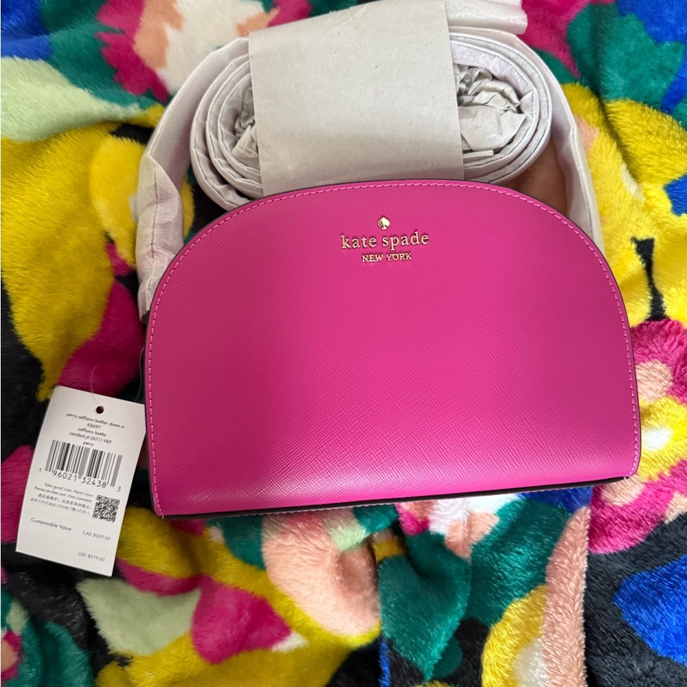 Kate Spade Perry Leather Dome Crossbody Bag